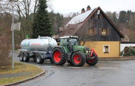 KTW bei Straßenfahrt